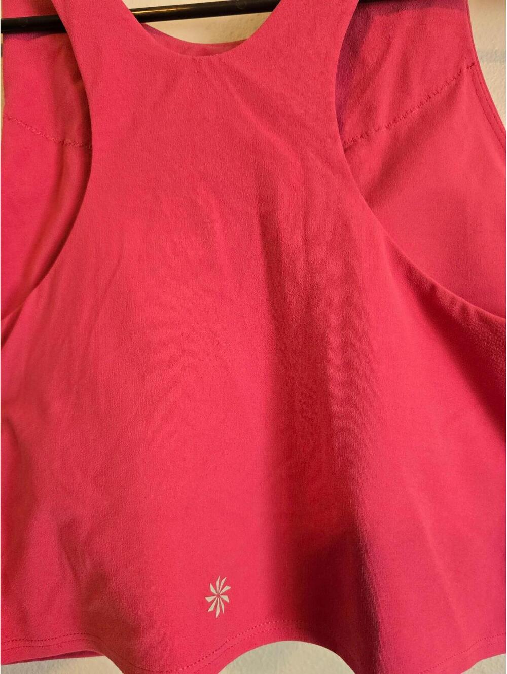 Athleta Conscious Crop Hibiscus Tea Pink Athletic/ Athletisure Tank (XL) - Picture 2 of 5